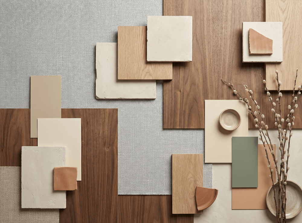 Kleurenpalet: neutraal met zachte accenten - Serene Craftsmanship woonstijl