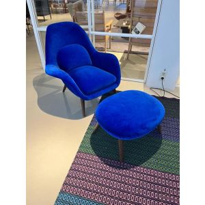 Fredericia Swoon fauteuil met poef 