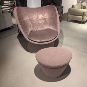 Montis Fabian fauteuil met poef