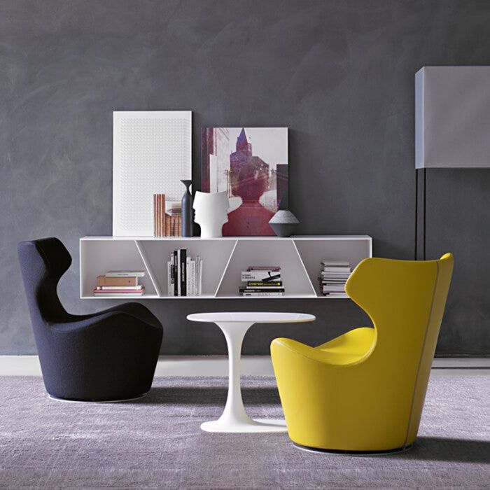 【B&B ITALIA】Piccola Papilio 回転式パーソナルチェア B&B Italia Piccola Papilio fauteuil