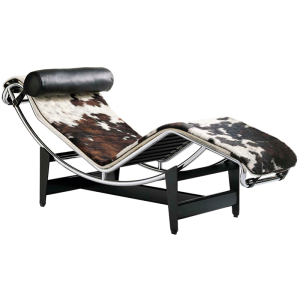 Cassina LC4 chaise longue koeienhuid