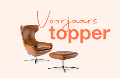 Voorjaarstopper Leolux Caruzzo fauteuil