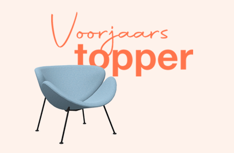 Voorjaarstopper Orange Slice fauteuil