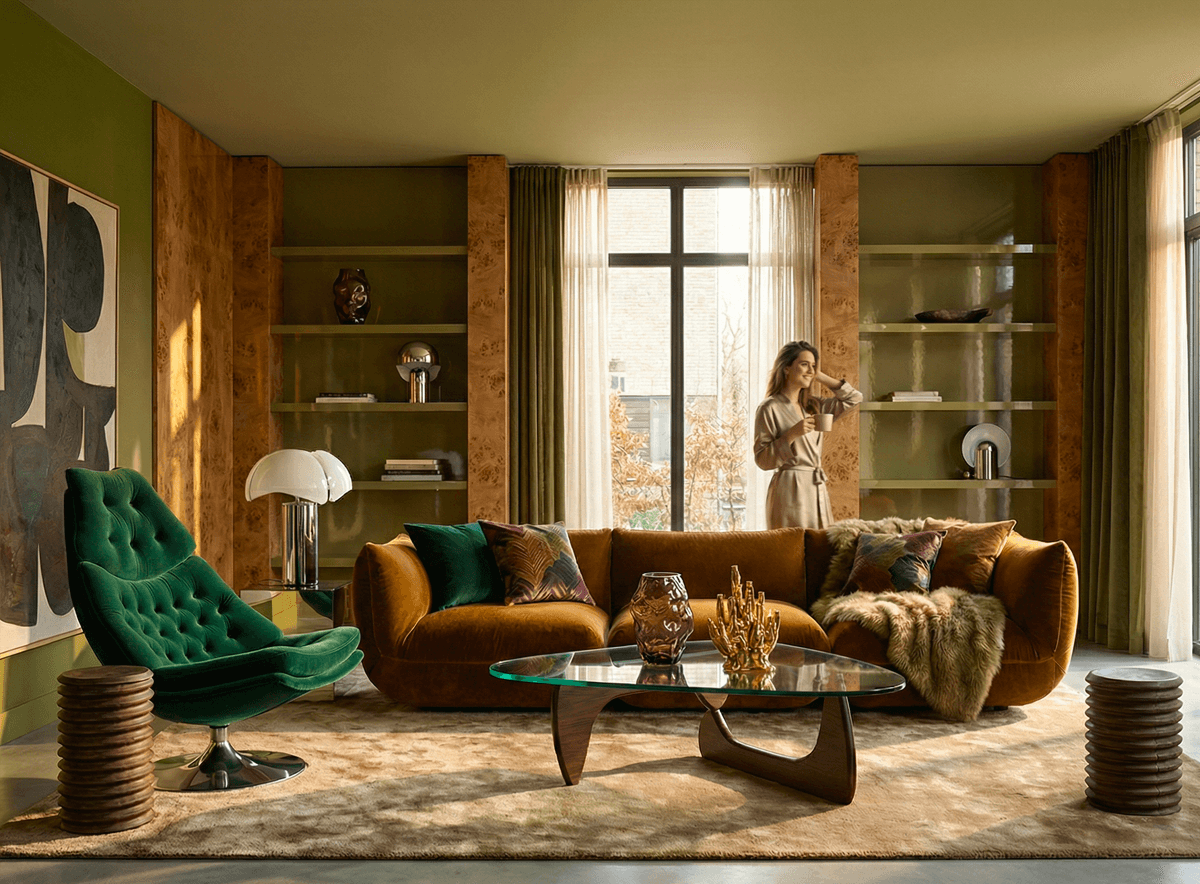 Neo Retro Luxe: retro warmte, modern en chic