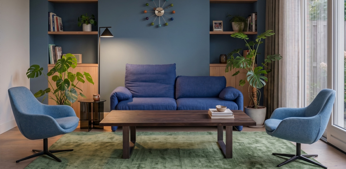 Moody blues and greens