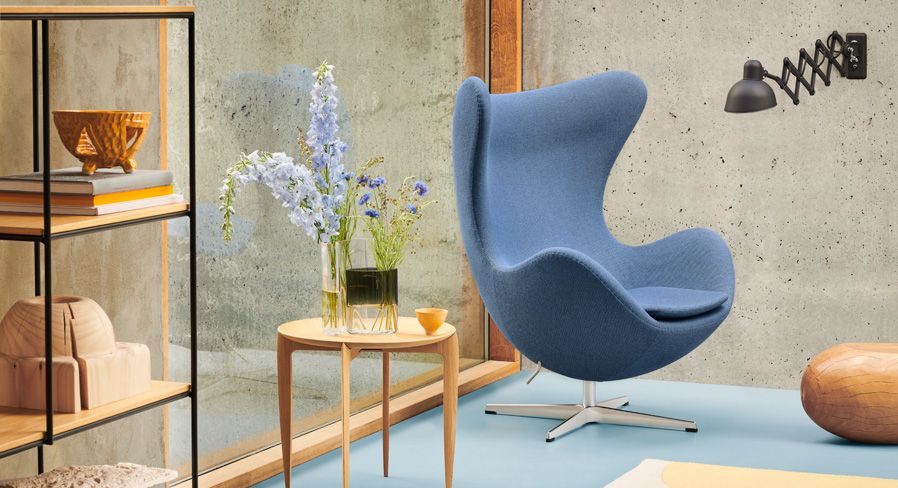 Rustgevend blauw Fritz Hansen